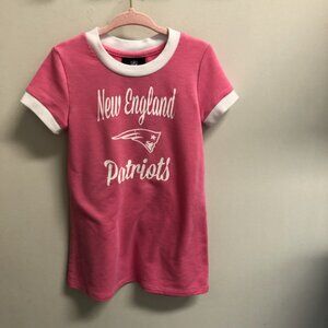 NFL TEAM Patriots Girls Cheer Dress Pink 3T